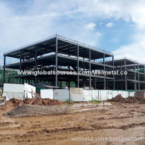 Prefabricated high rise building structural steelwork